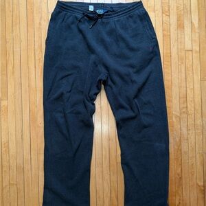 VTG 90 Polo Ralph Lauren Men’s Sweatpants Dark Gray Purple Pony Fleece Sz. XL